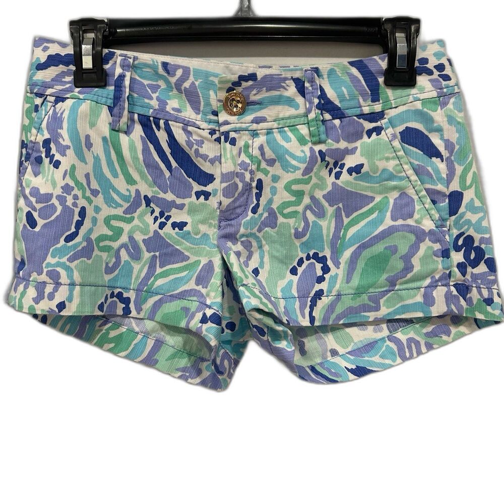 Lilly Pulitzer Shorts Women’s Size 00 Color Multi It’s Always Summer Somewhere